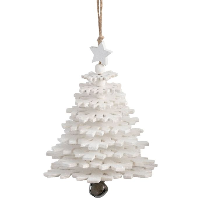 Snowflake Tree 6" Ornament